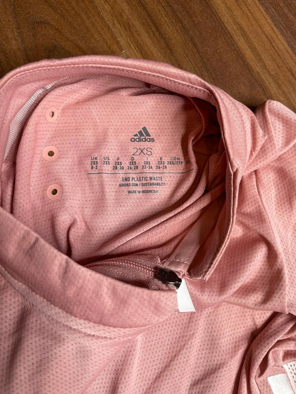 Adidas cycling short sleeve shirt women size 2XS