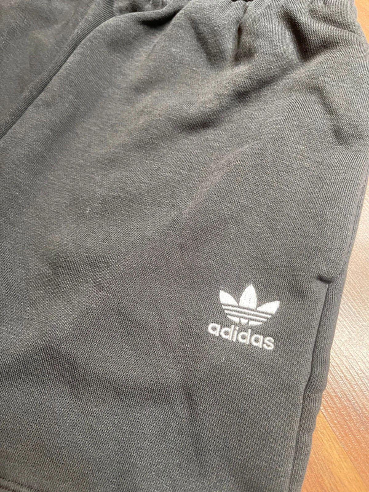 Adidas French terry shorts women black size 4