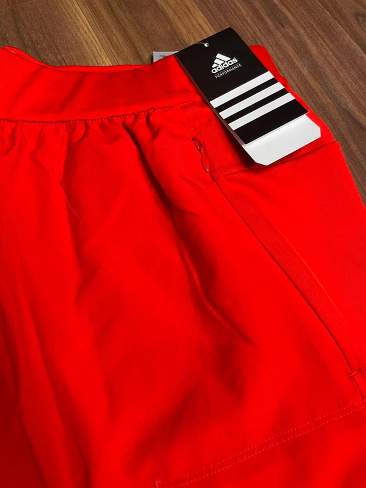 Adidas men rouge Homme training shorts red size L