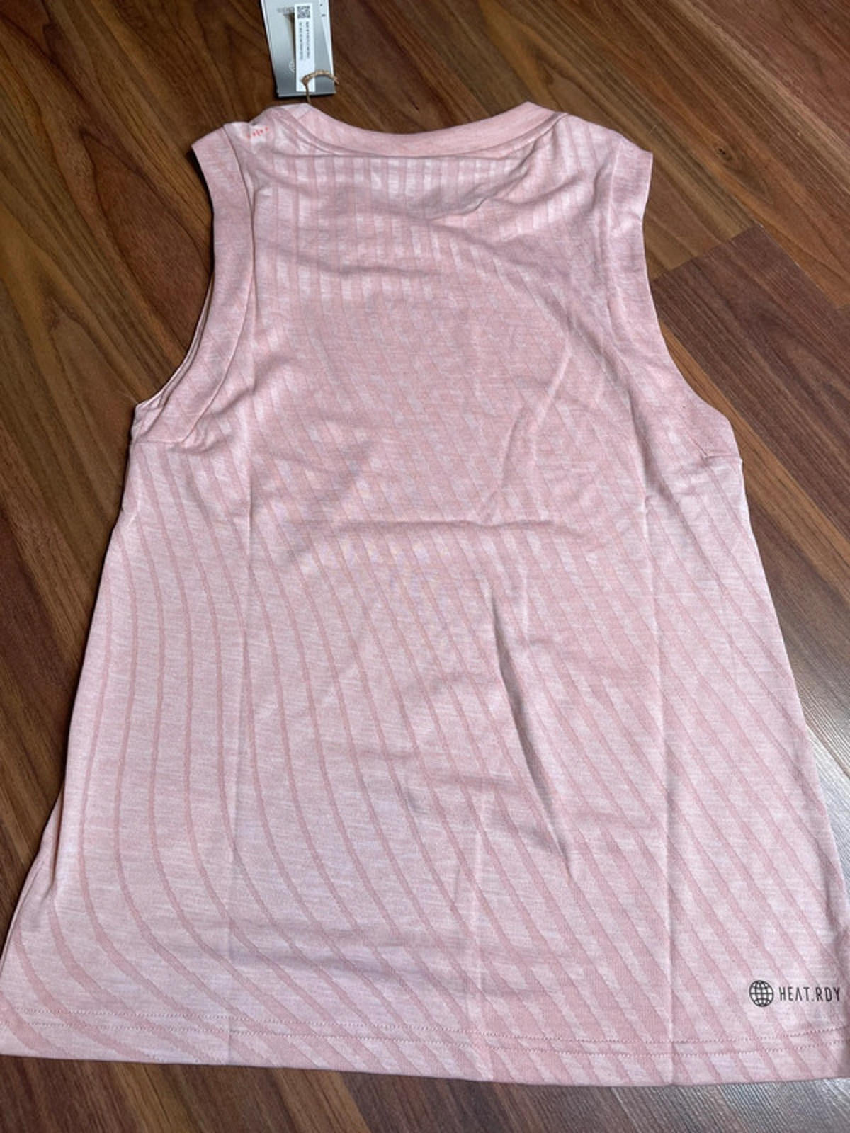 Adidas tennis match top tank pink women size XS
