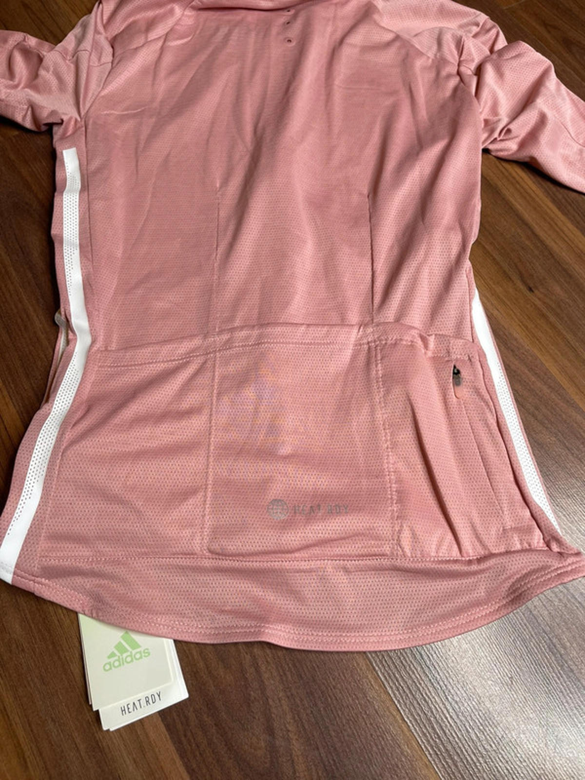 Adidas cycling short sleeve shirt women size 2XS
