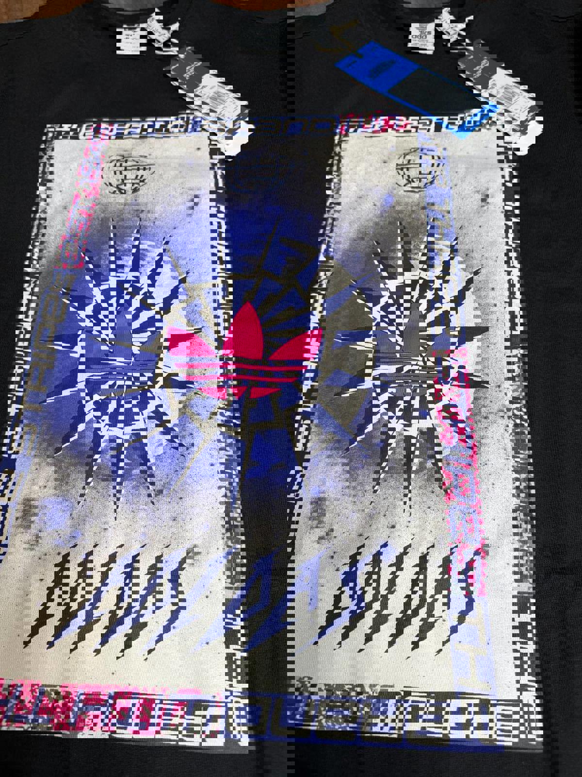 Adidas Graphic Jersey dress women Tee - Black Size 8