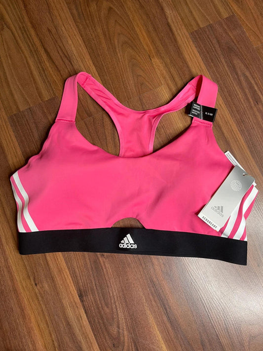 Adidas Medium Support Powerreact Sports Bra women size XL