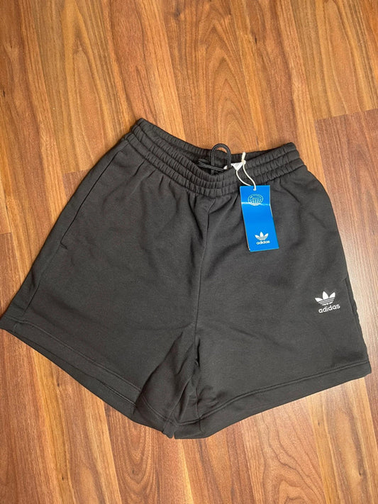 Adidas French terry shorts women black size 4