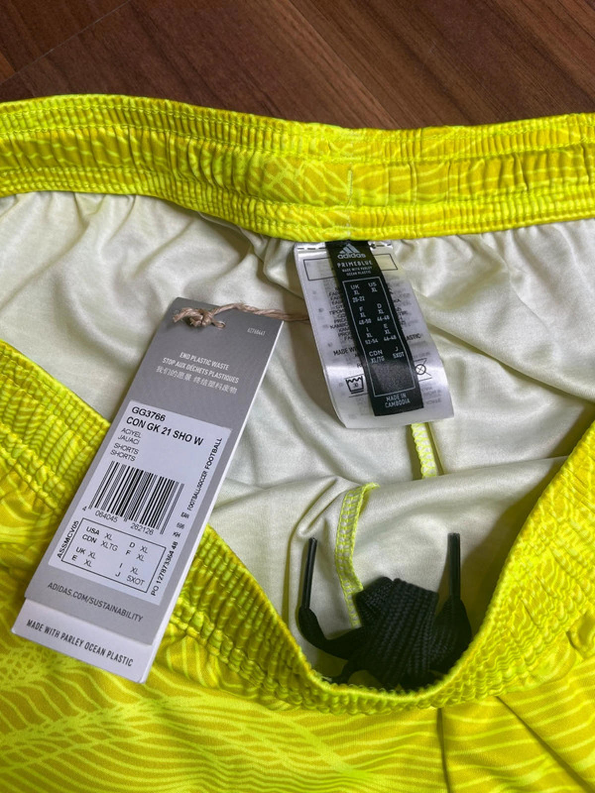 Adidas primeblue men’s shorts GK 21 size XL
