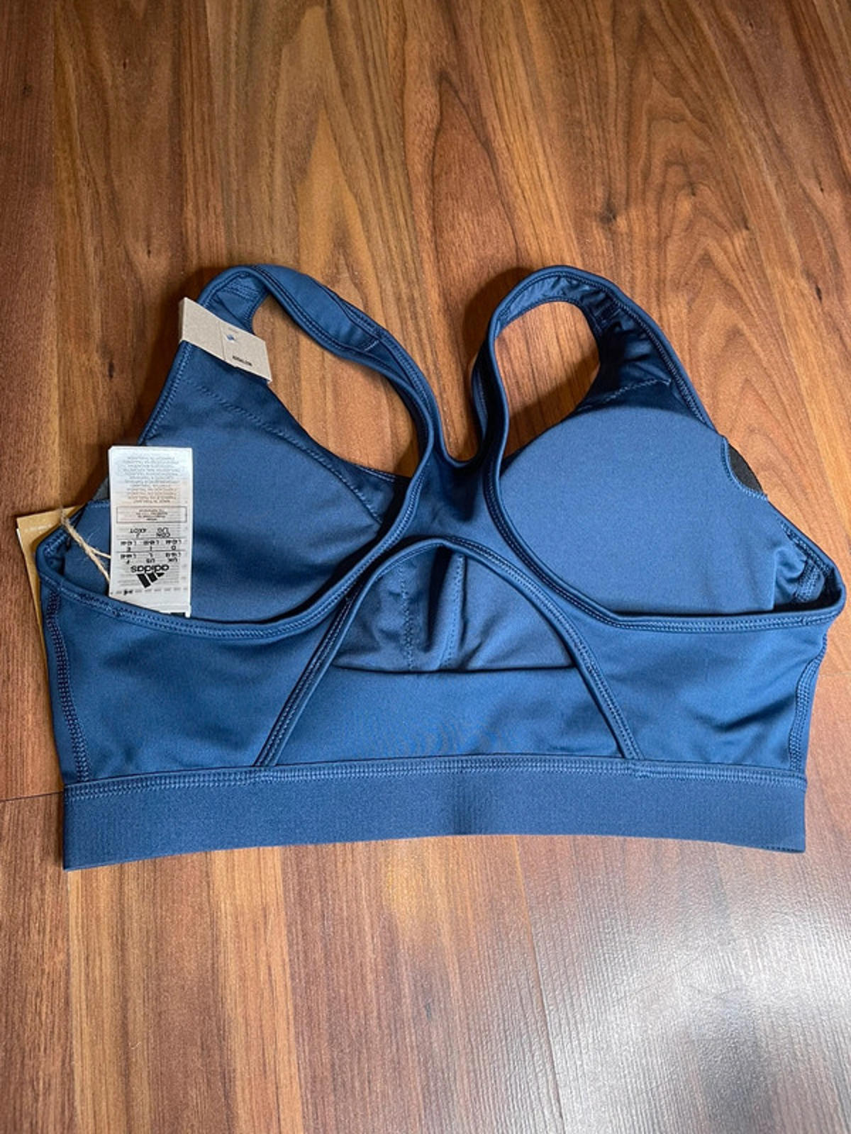 Adidas BT sports bra navy blue women's size L