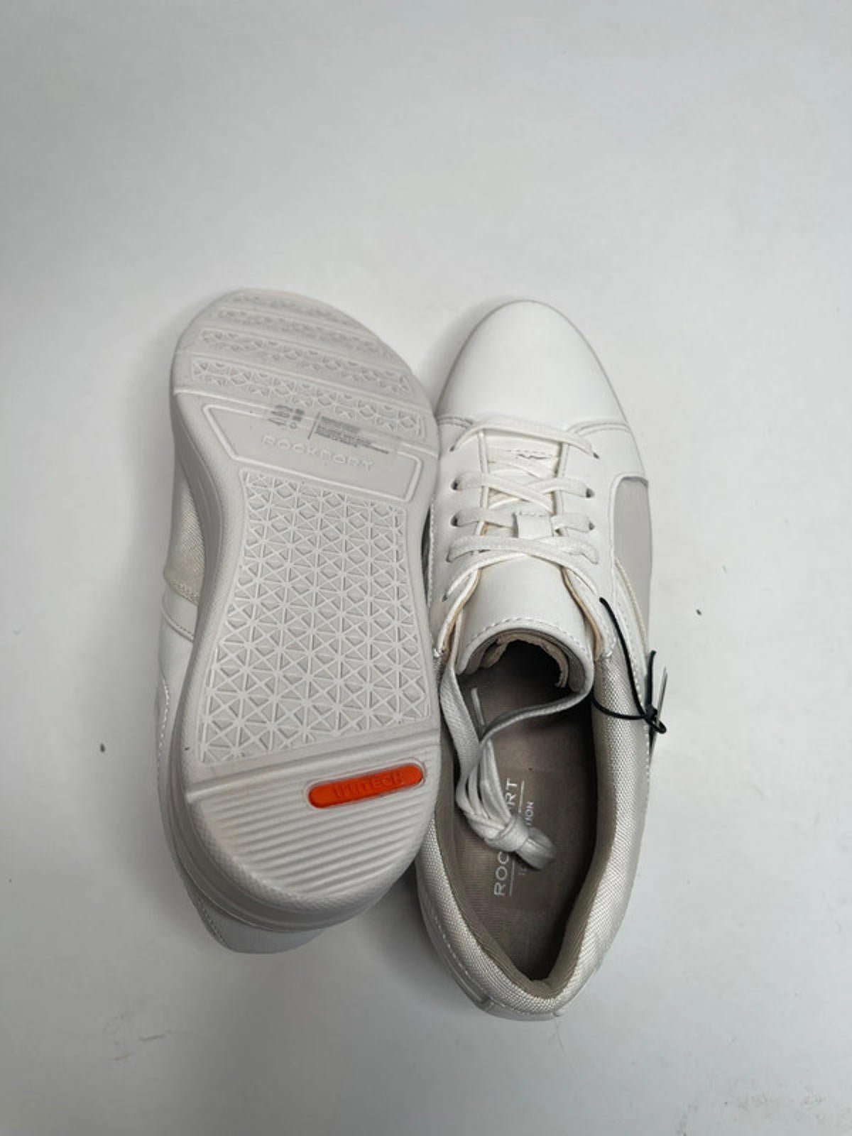 Rockport women trainers size 4 white cream