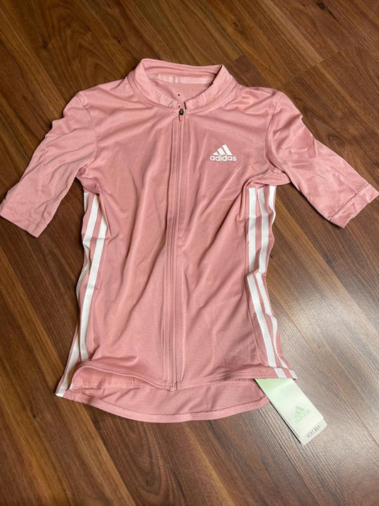 Adidas cycling short sleeve shirt women size 2XS