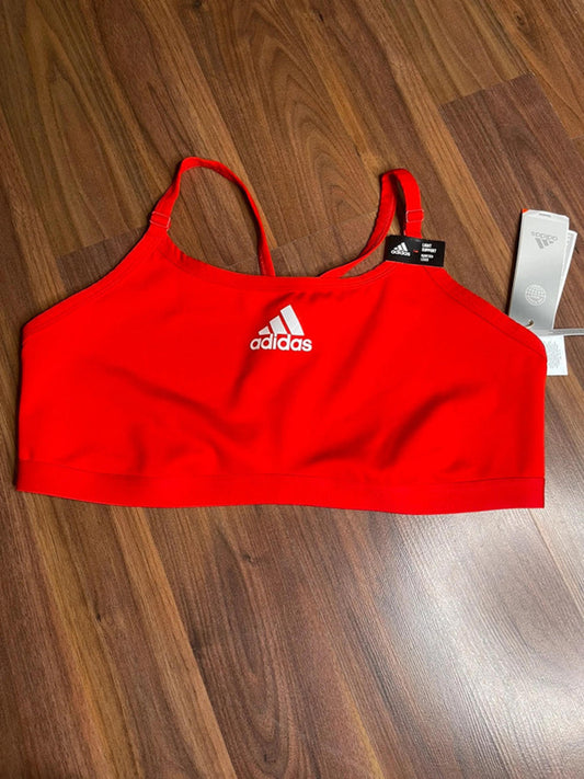 Adidas Aeroreact women red sport bra size 2XL